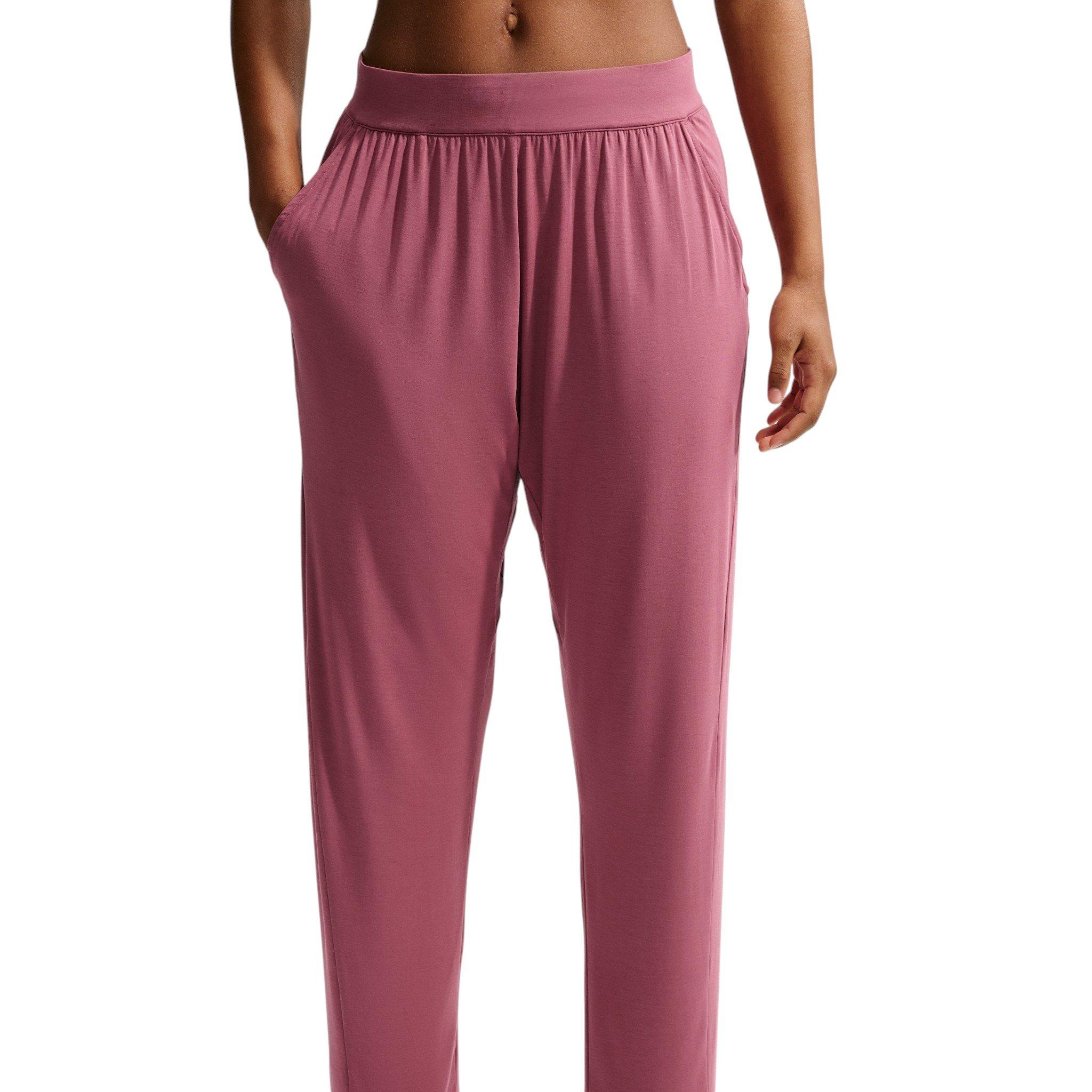 Nike Women's Zenvy Loose Mid-Rise Pants - Pink Smoke - PINK SMOKE